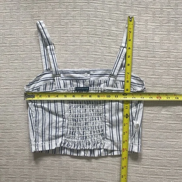 Brandy Melville striped corset crop top. - Picture 8 of 9